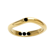 Personalisierter Hidden Inner Strength Ring Poliert