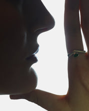 Chromdiopsid Ring Gold - Goldring Damen - Pioneering Edelstein Ring Gold