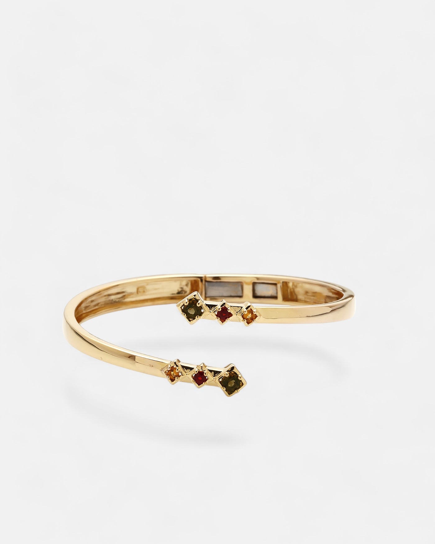 Visionary Bangle Smoky Quartz Gold