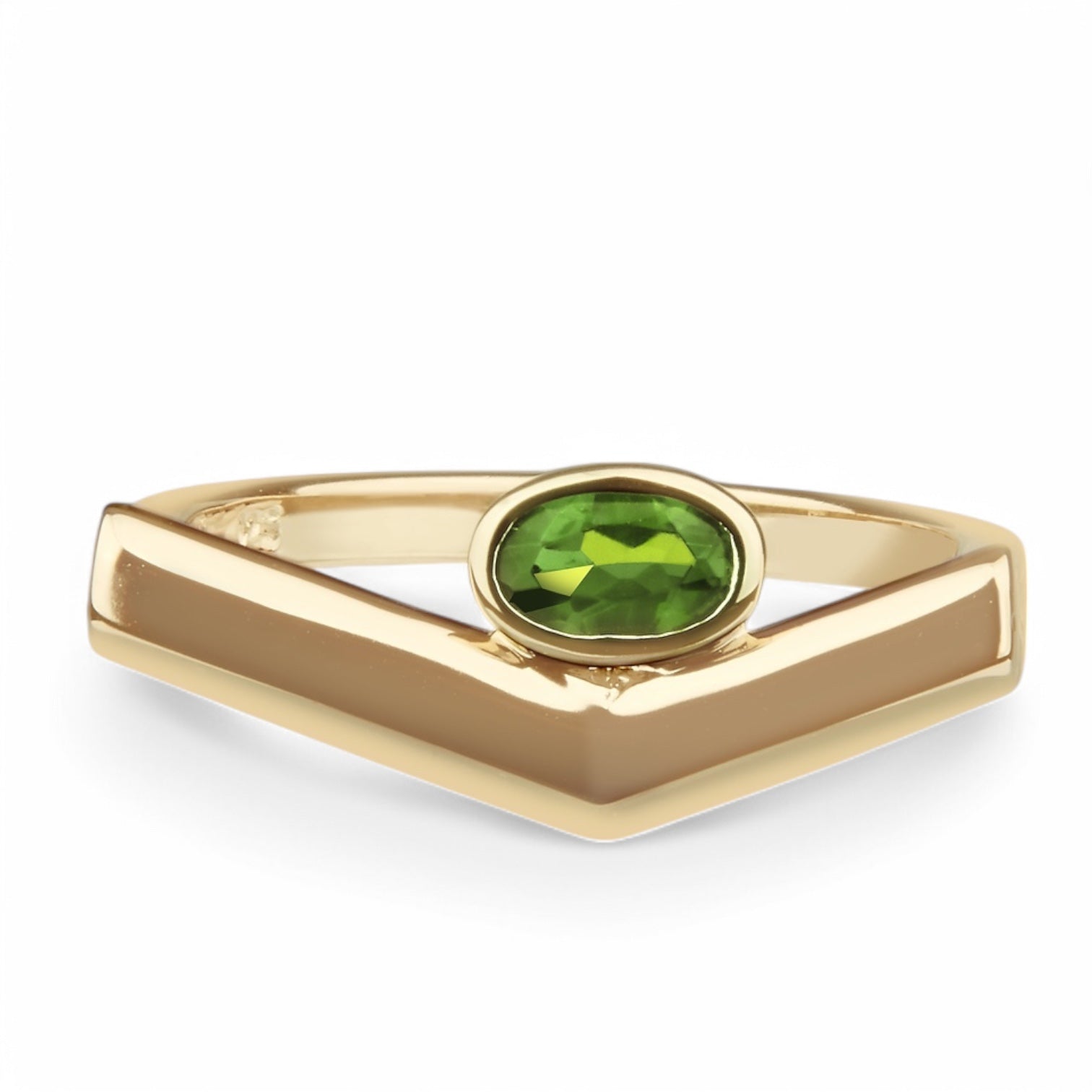 Chrome Diopside Ring - Carolin Stone Jewellery