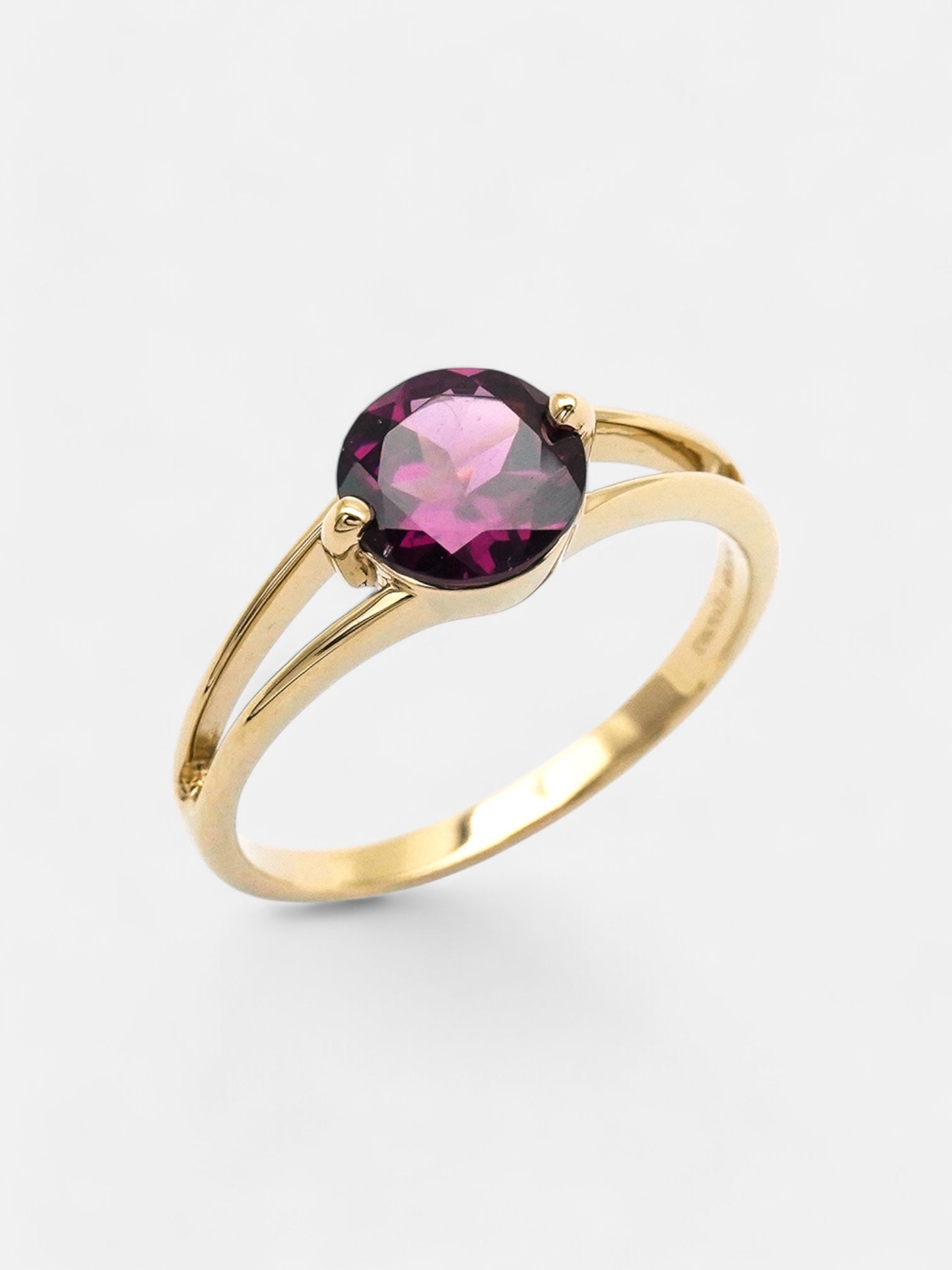 Intention Ring Rhodolith - Selbstbewusstsein Gold