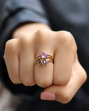 Amethyst Ring-Set – Focus