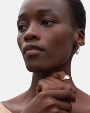 Blooming Ring Silber Rosenquarz