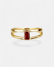 Roter Granat Edelstein Ring Gold - Imaginative Ring - Edelsteinschmuck gold