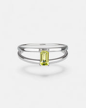 Imaginative Ring Peridot Silber
