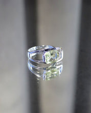 Charming Quartz Ring Lemon Quartz Silver