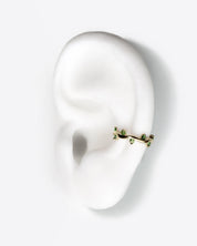 Creative Flow Set – Chromdiopsid Halskette & Earcuff für Inspiration & frische Ideen