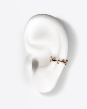 Cit'azone lila - Ear cuff Amethyst Gold