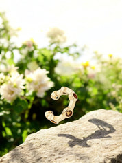 Citygirl pink - Earcuff Rhodolite Gold