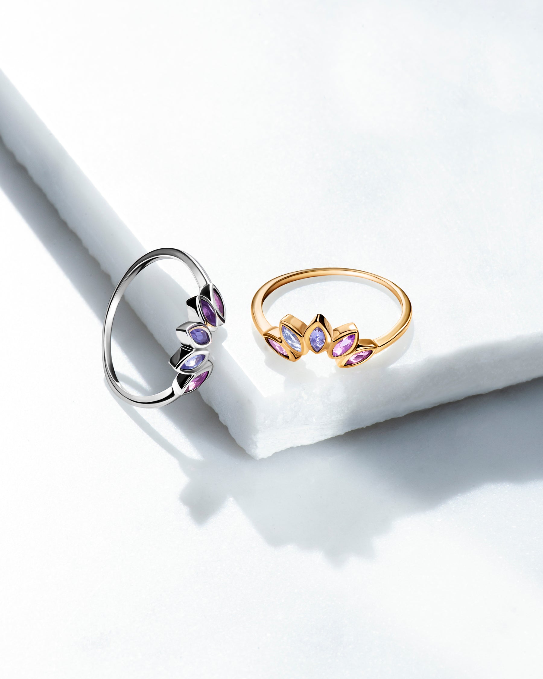 Crown Ring Silber Amethyst