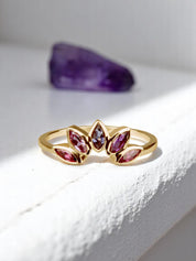 Golden Goddess Ring-Set – Selbstliebe & innere Stärke in warmer Energie
