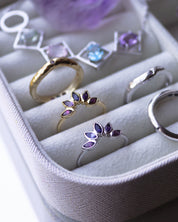 Crown Ring Silber Amethyst