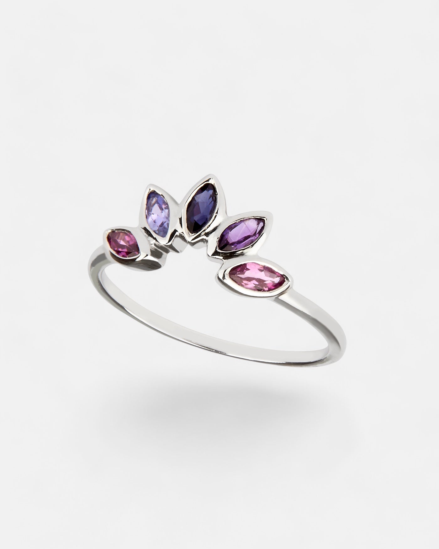 Crown Ring Silber Amethyst