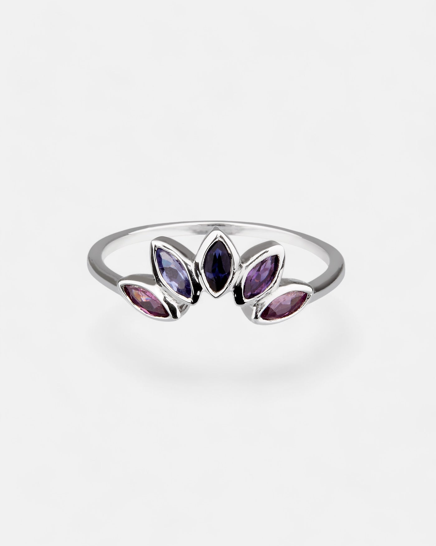 Crown Ring Silber Amethyst