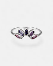 Crown Ring Silber Amethyst