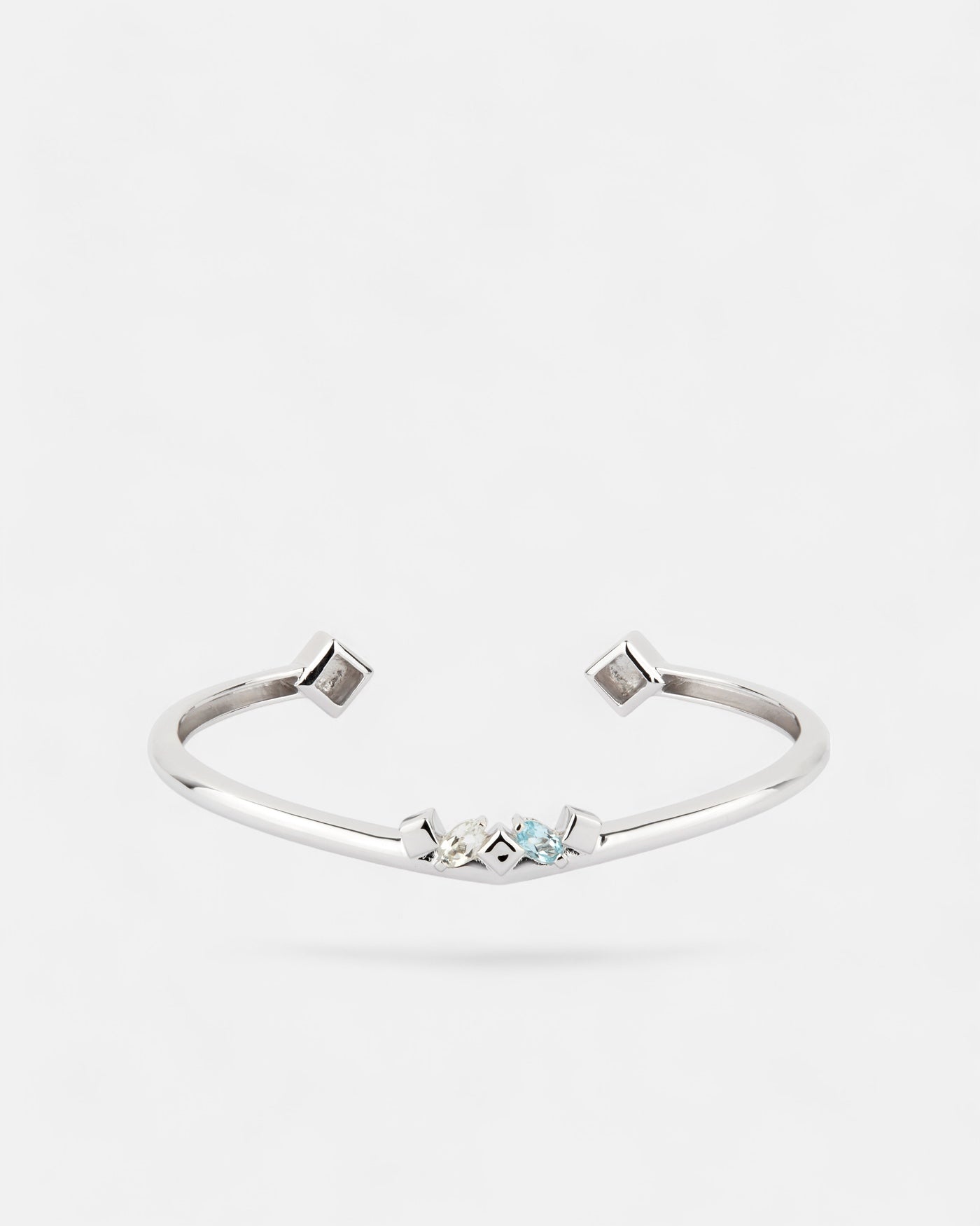 Daring Bangle Topaz Silver