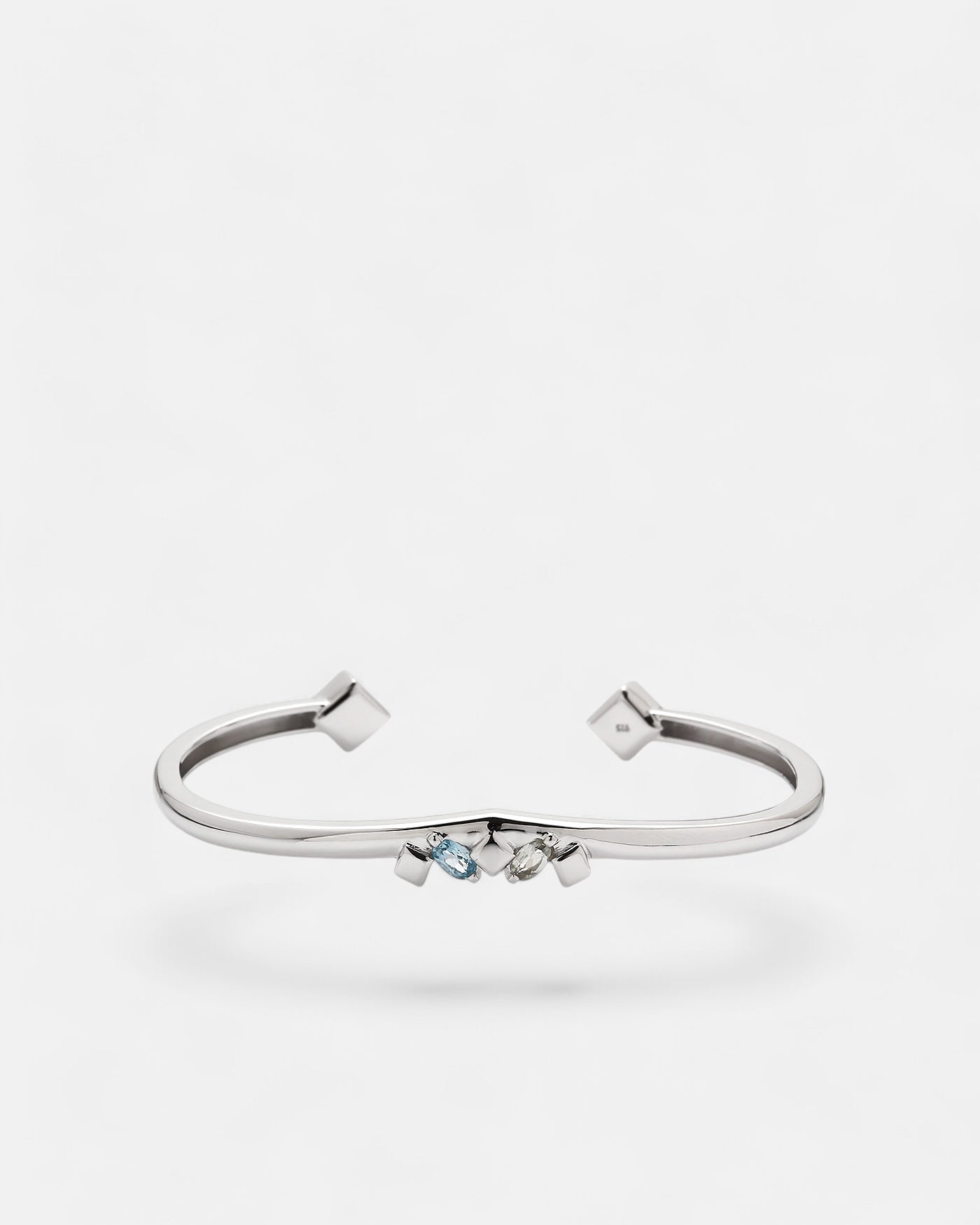 Daring Bangle Topaz Silver