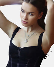 Daring Necklace Amethyst Silver