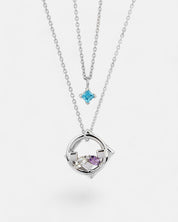 Daring Necklace Amethyst Silver