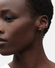 Daring Little Stud Ohrstecker Granat Gold