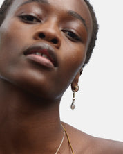 Daydreamer Earrings Moonstone Gold
