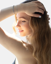 Embrace Me Armband Topas Silber