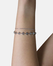Embrace Me Armband Topas Silber
