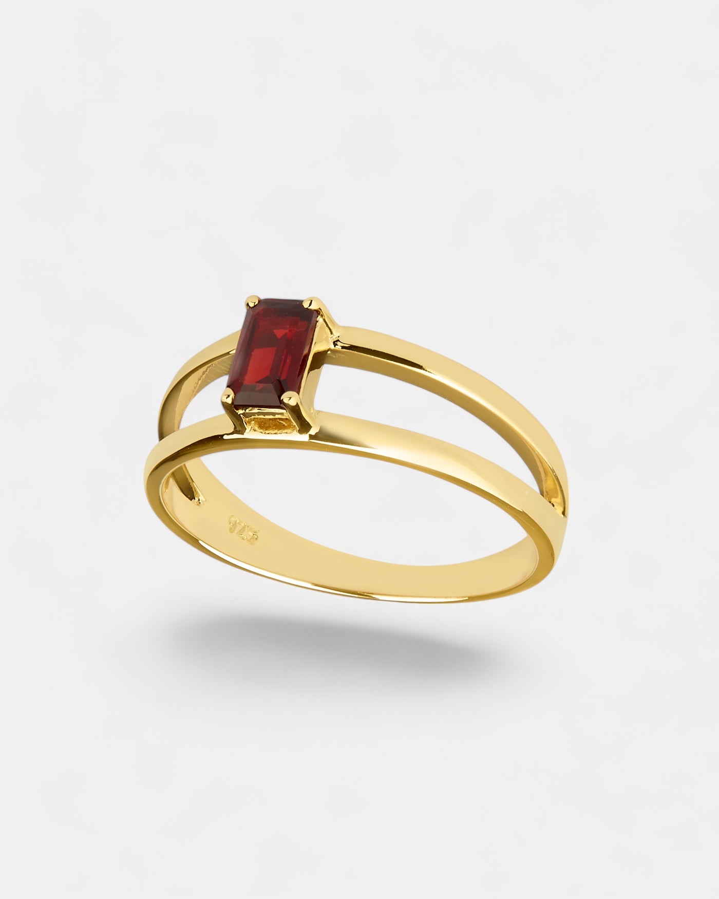 Roter Granat Edelstein Ring Gold - Imaginative Ring - Edelsteinschmuck gold
