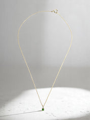 Chromdiopsid Kette Kreativität - Goldkette Damen - Carolin Stone Jewellery