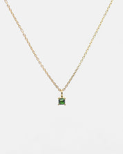 Creativity Necklace Chrome Diopside Gold