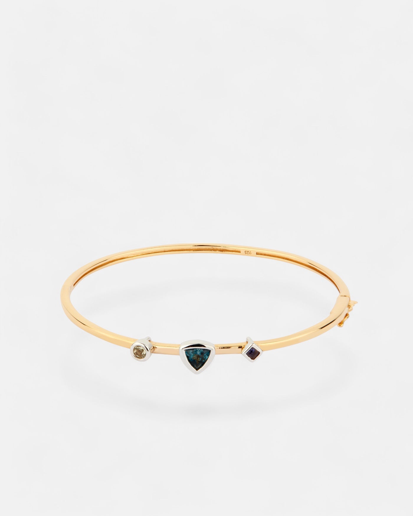 Lucid Bangle Topaz Gold
