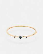 Lucid Bangle Topaz Gold