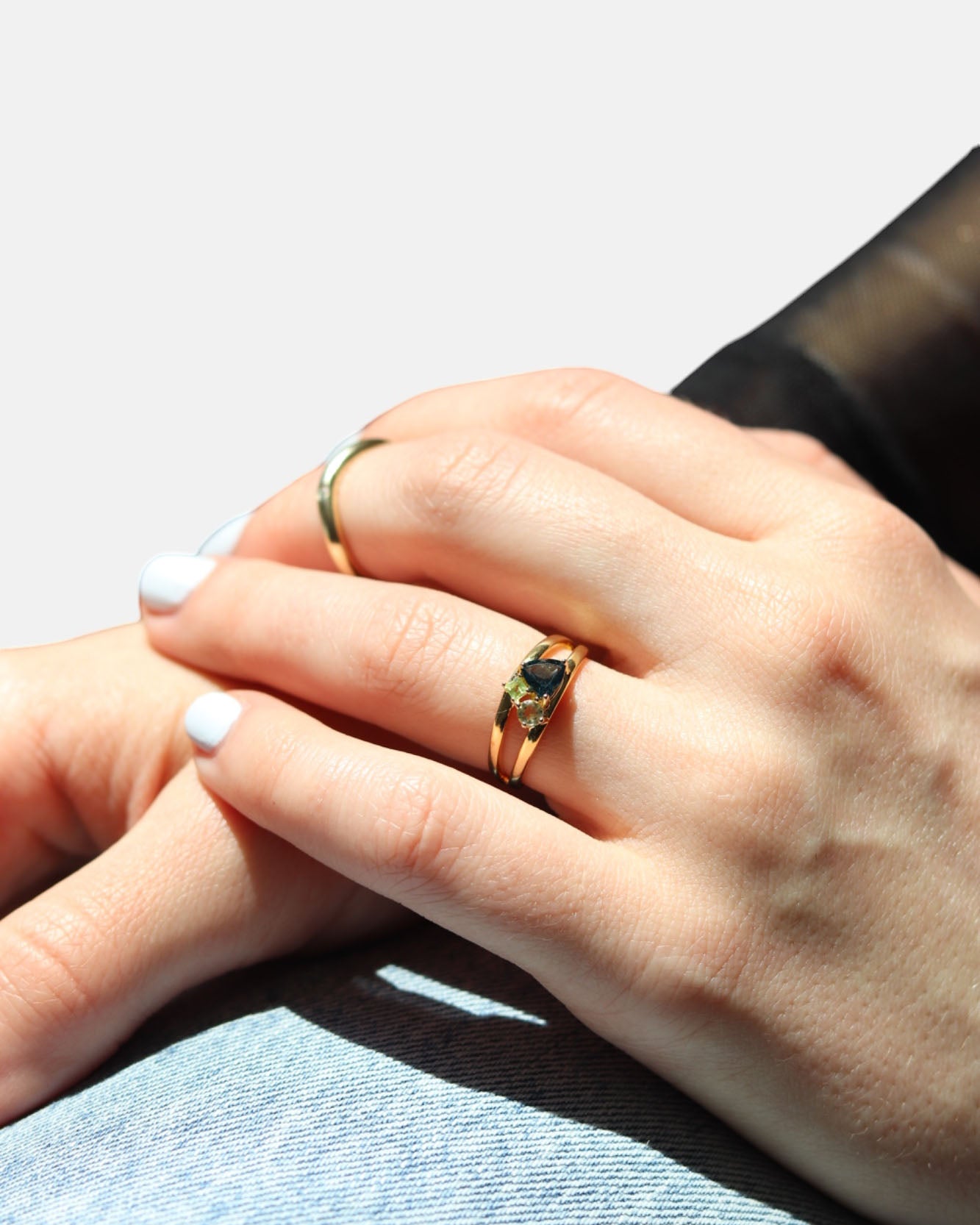 Lucid Ring Topaz Gold