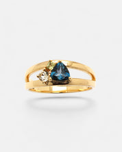 Lucid Ring Topaz Gold