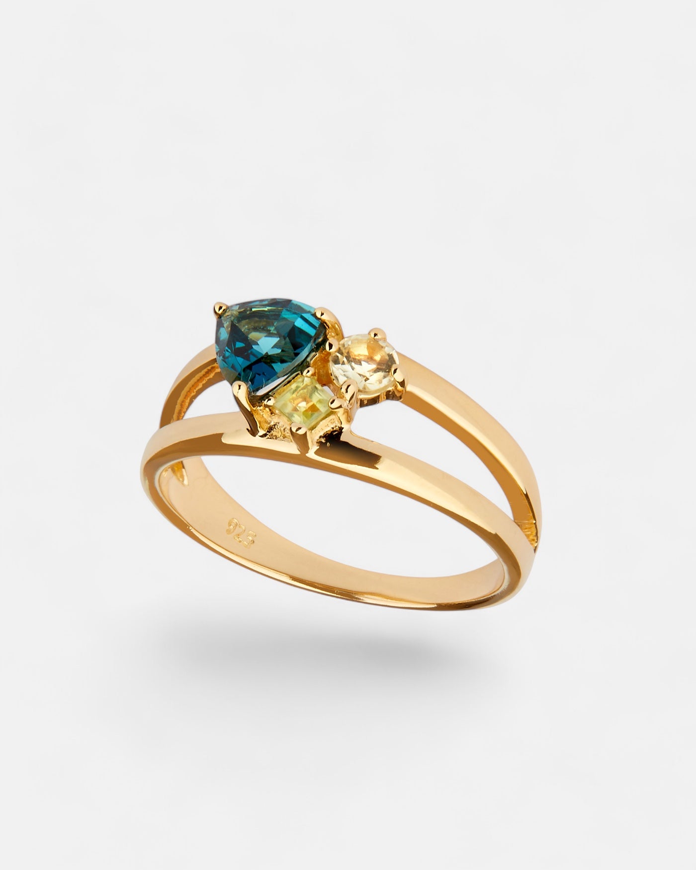 Lucid Ring Topaz Gold