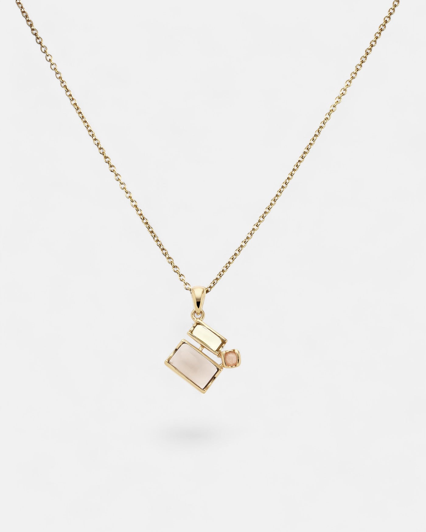 Mystic Halskette Mondstein Gold