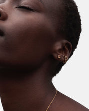 Mystic-me earrings moonstone gold