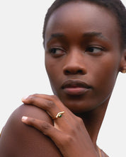 Chromdiopsid Ring Gold - Goldring Damen - Pioneering Edelstein Ring Gold