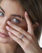 Pioneering Ring Topaz Silver