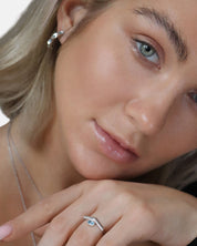 Pioneering Ring Topaz Silver