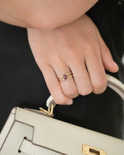 Roter Granat Edelstein Ring Gold - Imaginative Ring - Edelsteinschmuck gold