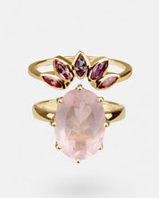 Golden Goddess Ring-Set – Selbstliebe & innere Stärke in warmer Energie