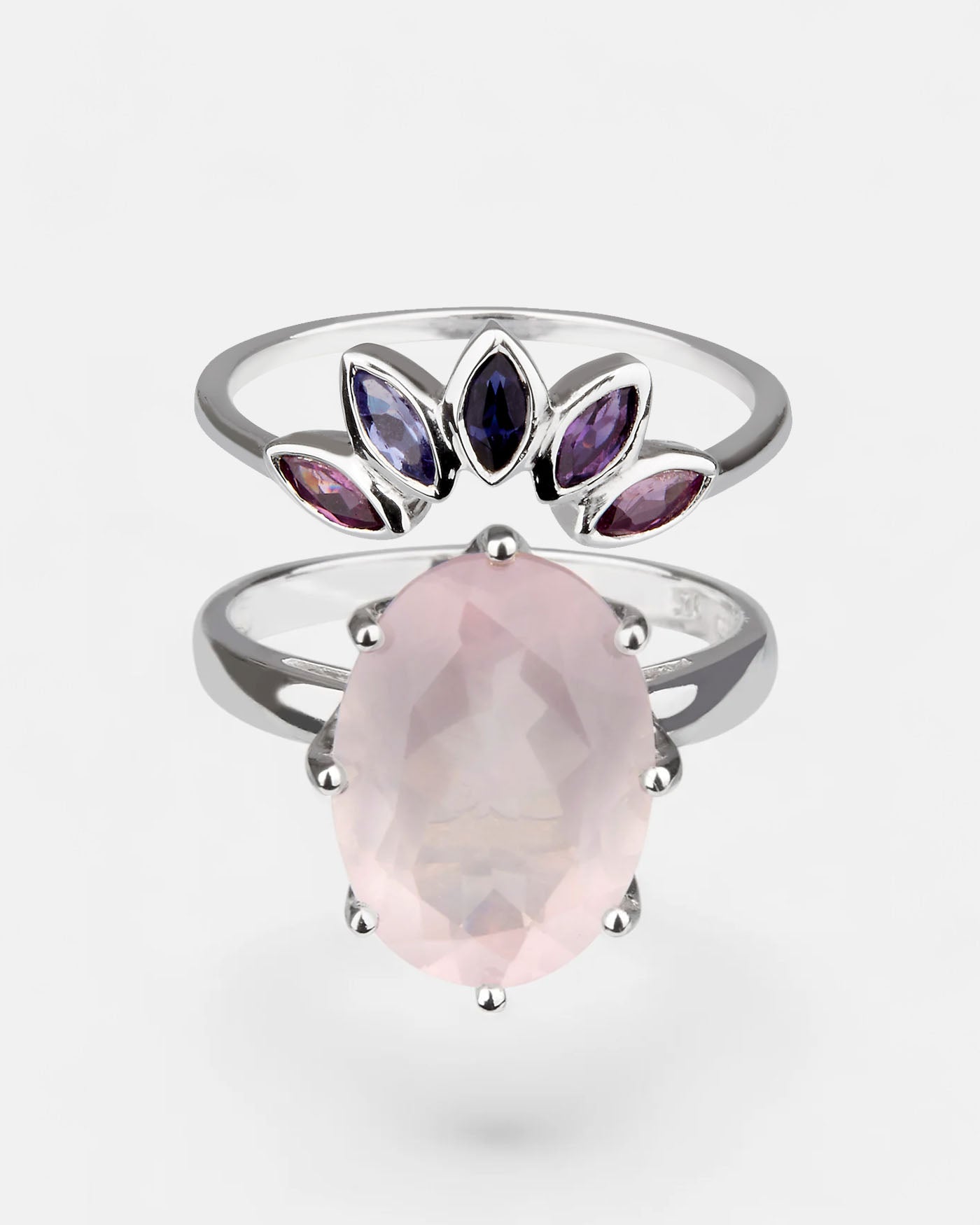 Goddess Strength Ring-Set – Selbstliebe & innere Kraft im Duo