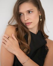 Charming Positivität Ohrring-Set