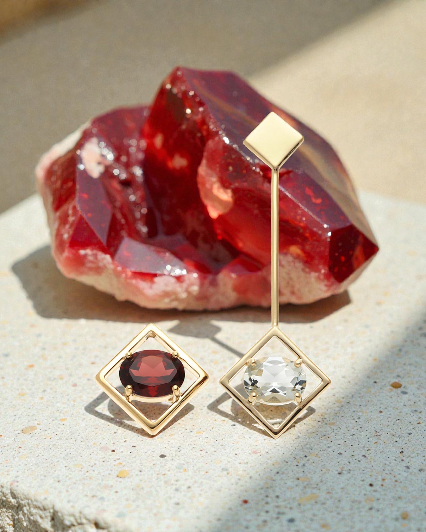 Charming Positivität Ohrring-Set