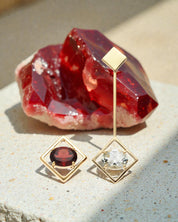 Charming Positivität Ohrring-Set