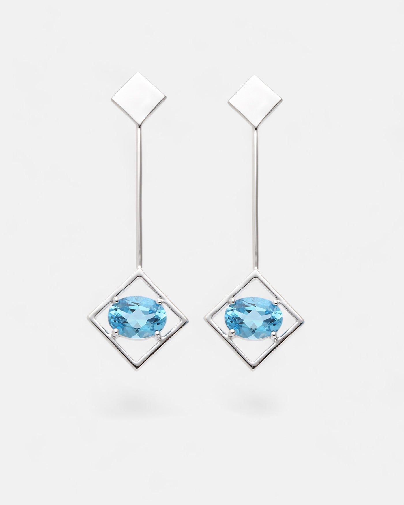 Sparkling Ohrringe Topas Silber