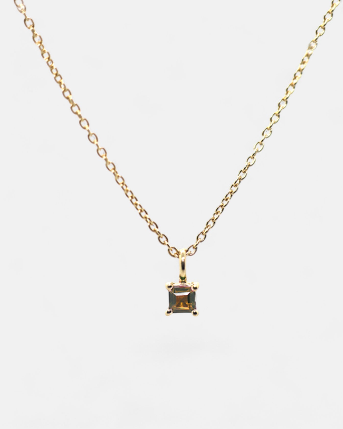 Stress Reduction Necklace Smoky Quartz Gold