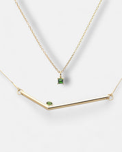 Kreativität Gold Halsketten Set