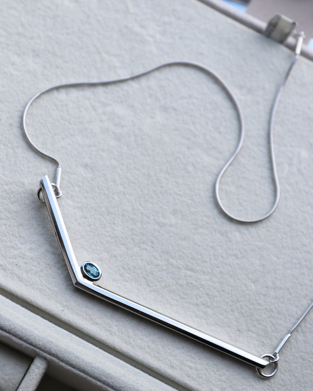 Transforming Necklace Topaz Silver